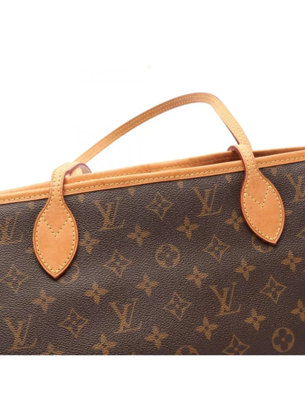 Louis Vuitton Tote Neverfull MM Canvas Leather